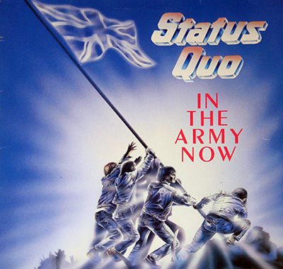 STATUS QUO - In the Army Now  album front cover vinyl record